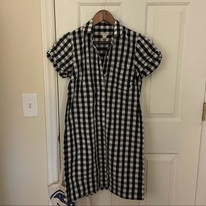 J.Crew plaid shirt dress sz XS